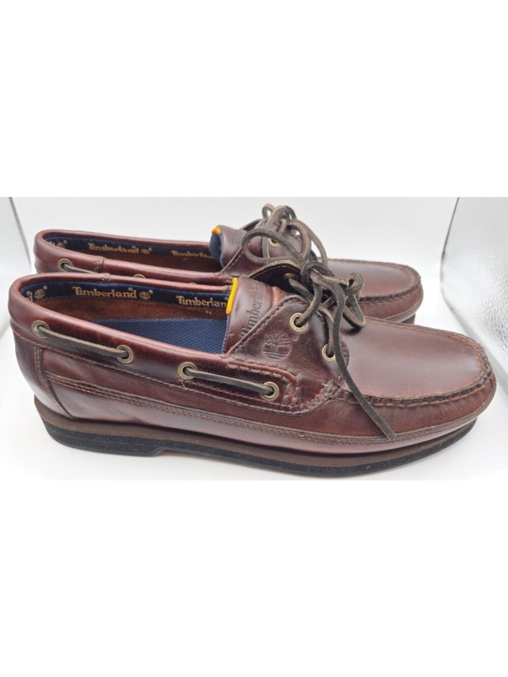 Vintage Timberland Classic 2-Eye Boat Shoe Root Beer / Brown Mens 9 M